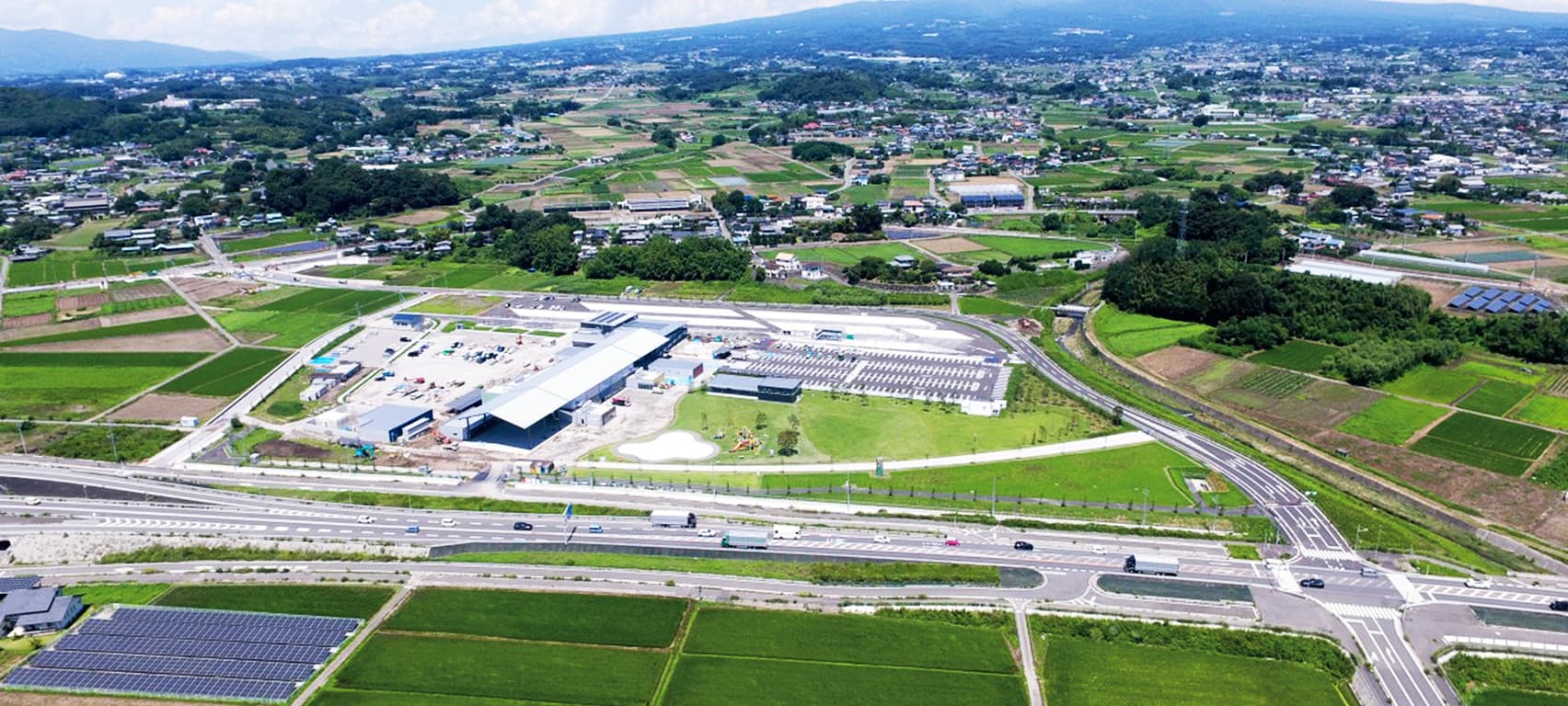 宮下工業本社の航空写真